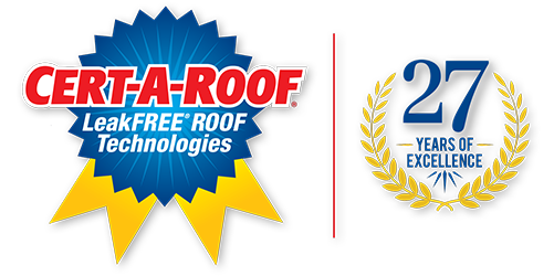 Cert-A-Roof<br />
27 Years Excellence